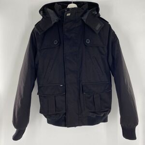 Nobis Cartel Down Fill Jacket Bomber Puffer Duck Down Black Men's Sz L